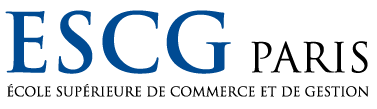 Logo de l'ESCG Paris, École Supérieure de Commerce et de Gestion.